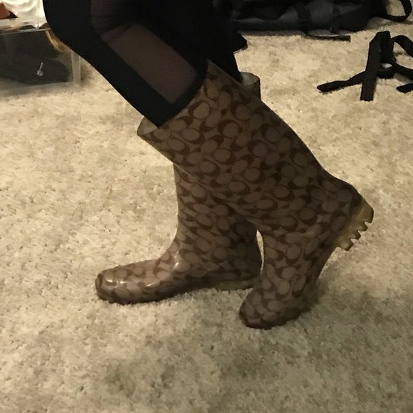 Coach Rain Boots - Picture 3 of 3